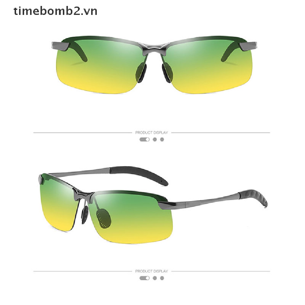 {Kính} Kính Mát Phân Cực Photochromic Phân Cực Ngày Và Đêm Câu Cá Ban Đêm