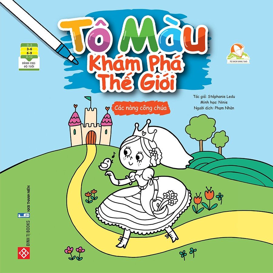 Sách - Tô màu khám phá thế giới