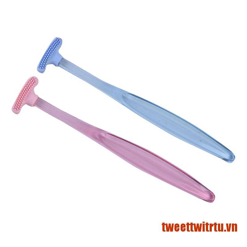 Bàn Chải Đánh Răng Lưỡi Bằng Silicon Mềm Tiện Dụng
