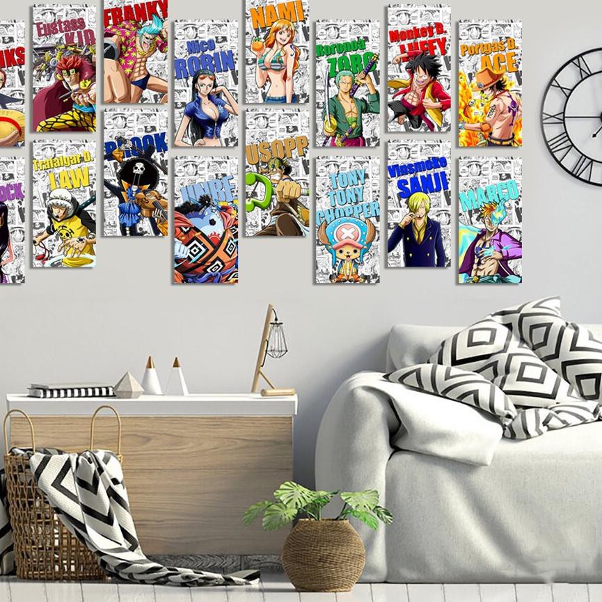 Phụ Kiện Treo Tường Trang Trí Nội Thất Hình One Piece