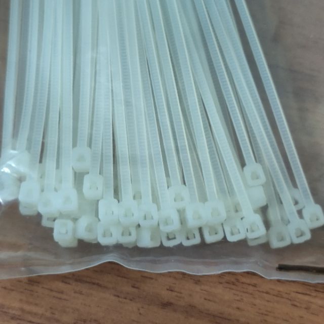 Dây rút 20cm (DxR 200mm x 4mm) / nhựa polime dẻo dai, bền bỉ chịu lực &amp; chịu nhiệt