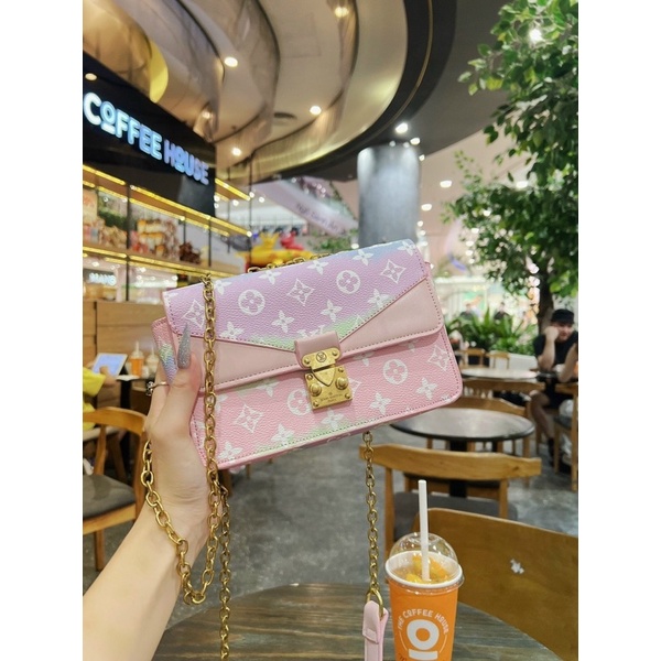Túi Xách Nữ Đeo Chéo Hoạ Tiết Eo Vì, Túi Xách Nữ Dây Pha Xích