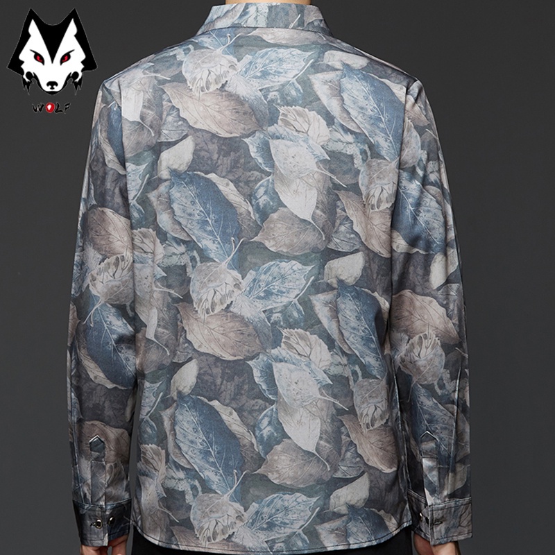 Áo sơ mi dài tay với 2 màu tùy chọn cho nam