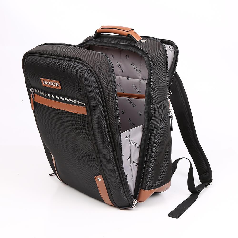 [CHÍNH HÃNG] Balo Laptop Phối Da SAKOS EMPIRE 15.6 inch - tại Balonation.vn