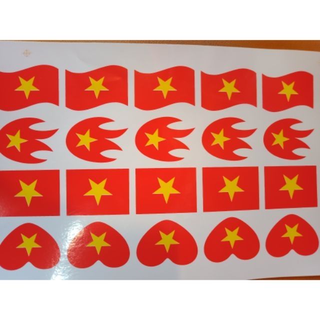 Sticker lá cờ Việt Nam