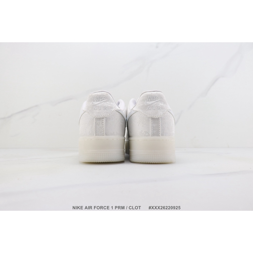 Giày Thể Thao AIR FORCE 1 PRM / CLOT AF1 Phiên Bản Giới Hạn 36-45