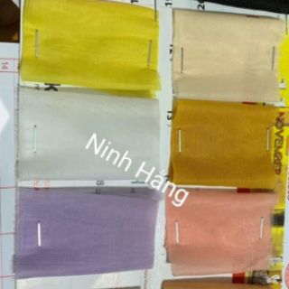 Vải tơ nến đủ màu
