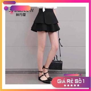 Chân Váy Ngắn 2 Tầng Kèm Quần Hàng Quảng Châu Loại 1 ( Có Video )