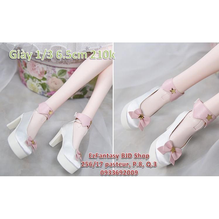 Giày búp bê BJD 1/3 - 6.5cm