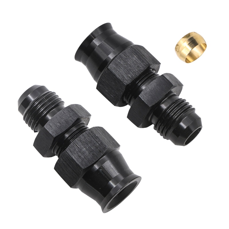 Ống Dẫn Nhiên Liệu 5 / 16 &quot;Sang 6AN AN6 Male Sang 3 / 8&quot; Male Bằng Nhôm Màu Đen