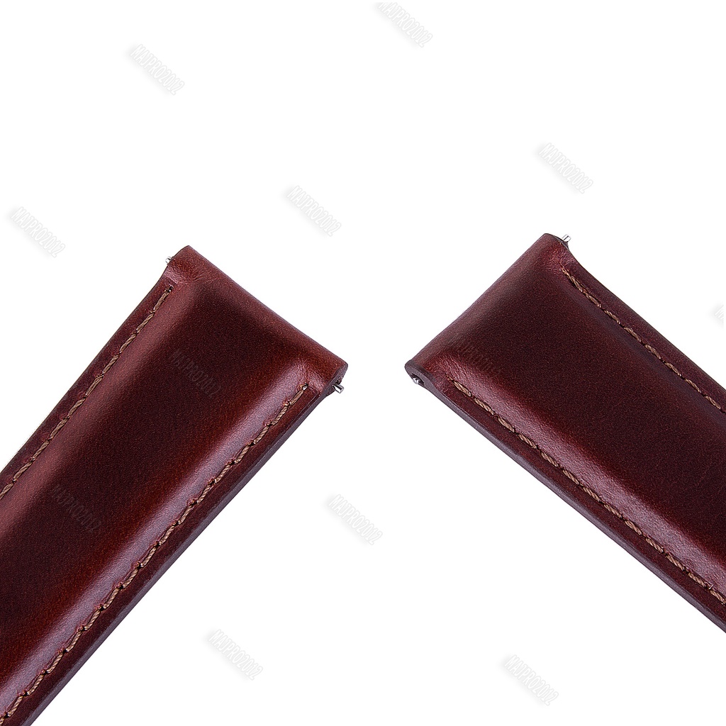 Dây Đồng Hồ Bằng Da Thật 18 20 22mm Kèm Chốt Tháo Gỡ Nhanh