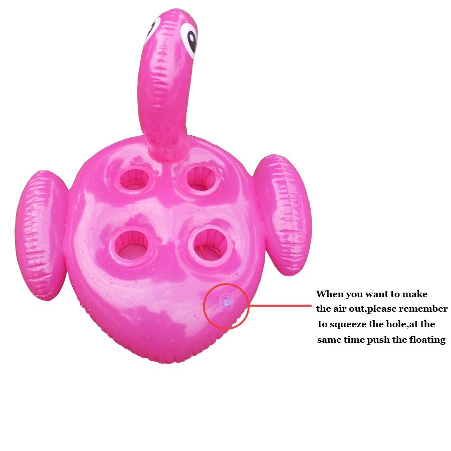 Phao Để Ly Hình Hồng Hạc Xinh Xắn