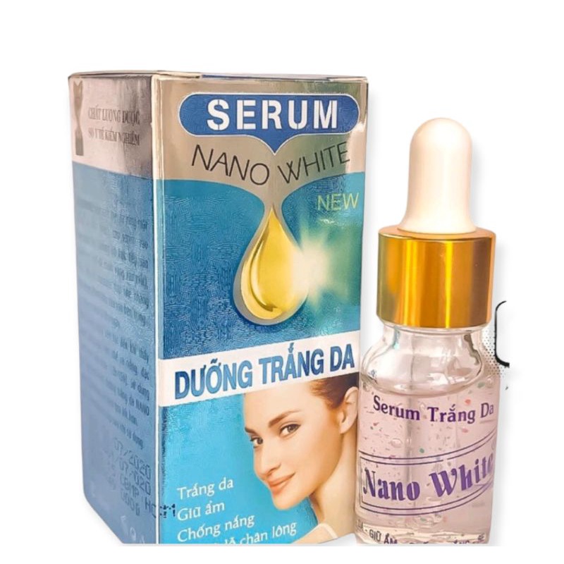 Serum Nano White Dưỡng Trắng Da Ngăn Ngừa Nám Mụn 10ml 20ml