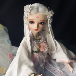 Bạch phát búp bê doris 60cm