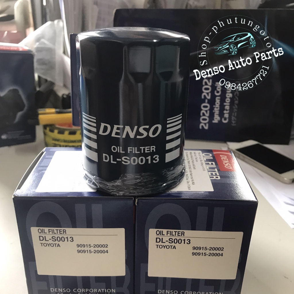 Lọc dầu Innova, Fortuner, Land, Hiace 2.7 chính hãng denso DENSO DL-S0013