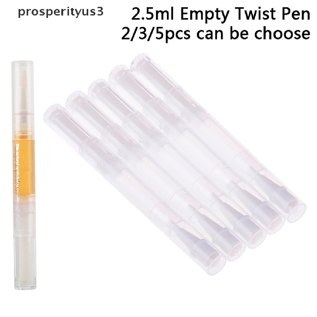 [prosperityus3] 2.5Ml Cuticle Revitalizer Manicure Soften Pen Tool Nail Cuticle Oil Empty Pen [new]