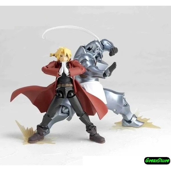 MÔ HÌNH Edward  and Alphonse Elric  Fullmetal Alchemist FIGMA CỬ ĐỘNG ĐƯỢC