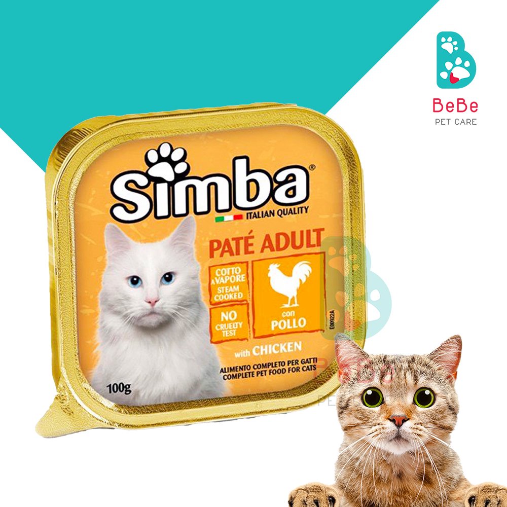 Pate SIMBA 100gr - 415gr Dành Cho Mèo - Nhập Khẩu Từ Ý