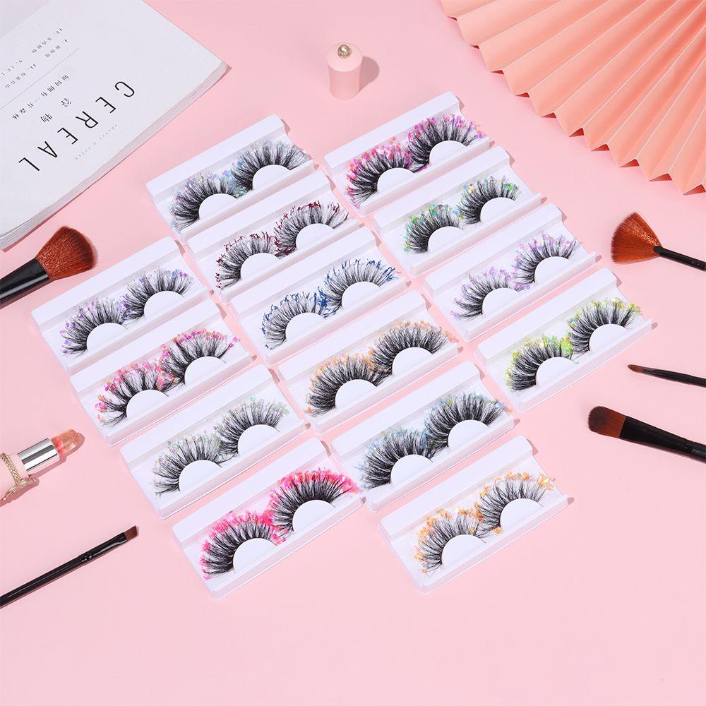 ROSE Bộ Lông Mi Giả Trang Trí Làm Thủ Công