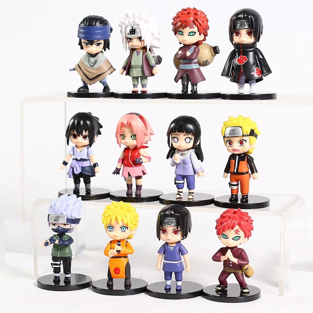 Set 6 Mô Hình Nhân Vật Sasuke Obito Itachi Naruto 7cm