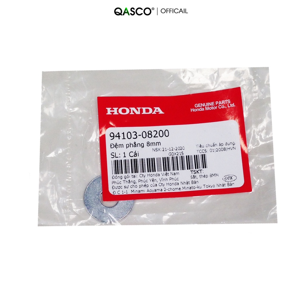 Đệm phẳng HONDA nhiều dòng xe 8mm (9410308200)