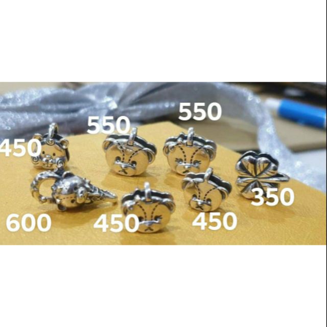 Charm bạc 925 khóa vòng
