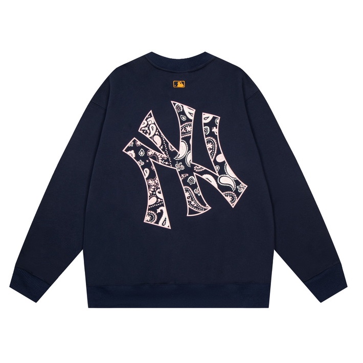 Kho sau! Áo Sweater Tay Dài Thêu Chữ MLB Thời Trang Cho Nam Và Nữ