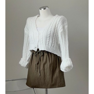 [Brandi/Vivid Closet] Chân Váy Ngắn Dây Thun 3 Màu order từ Hàn