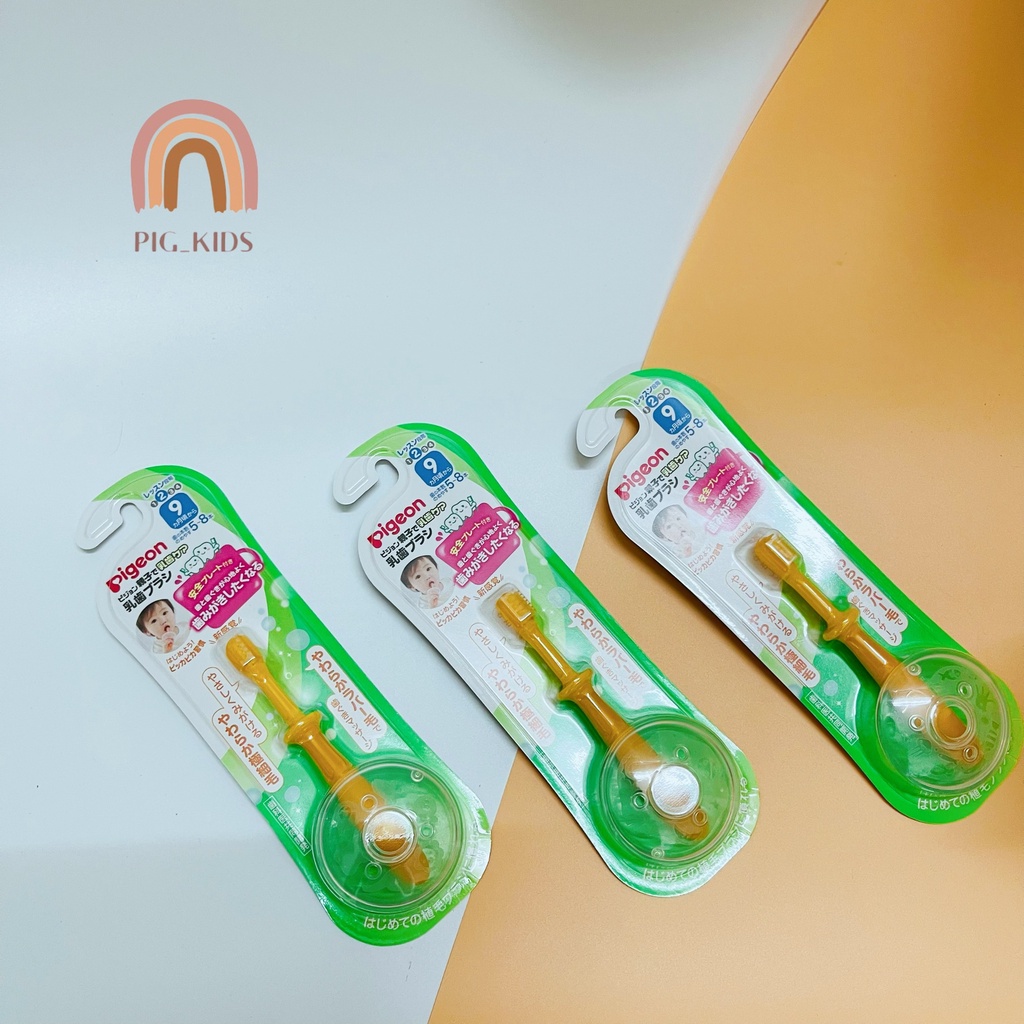 Bàn Chải Đánh Răng Pigeon Nhật Cho Bé Từ 9m+