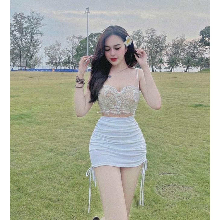 BỘ VÁY HAI DÂY, SÉT BỘ VÁY DÂY RÚT ÁO HAI DÂY