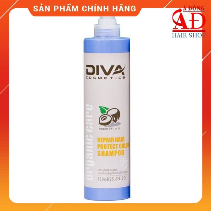 [Chính hãng] [Siêu rẻ] Dầu gội Diva New phục hồi giữ màu 750ml