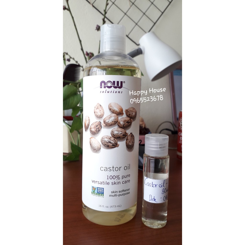 Tinh Dầu Thầu Dầu Castor Oil Now Food Solution 30ml | BigBuy360 - bigbuy360.vn