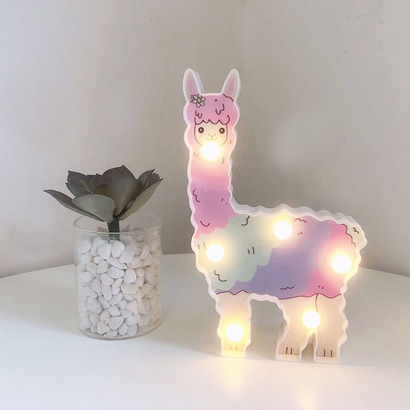 Đèn trang trí hình lạc đà decor phòng ngủ, sinh nhật, quà tặng dùng 2 pin AA (Ko gồm pin)