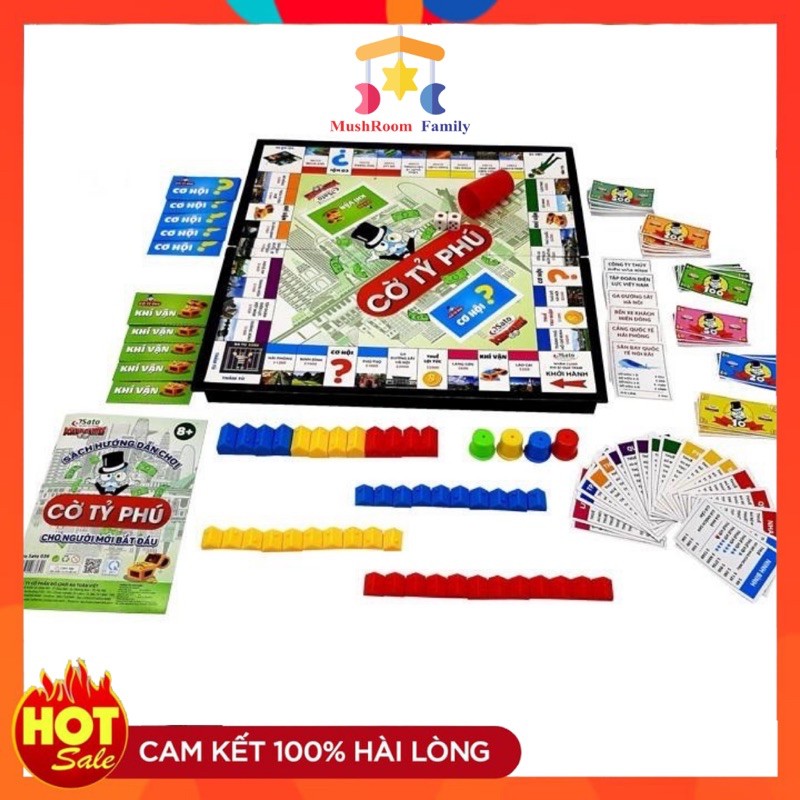 Đồ Chơi Cờ Tỷ Phú Sato Cao Cấp Dành Cho Bé