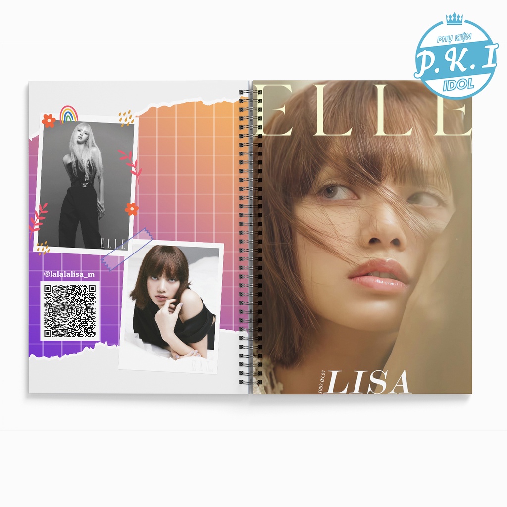 Bộ Ảnh Lisa Blackpink Hanmade Đóng Sổ Siêu Hot