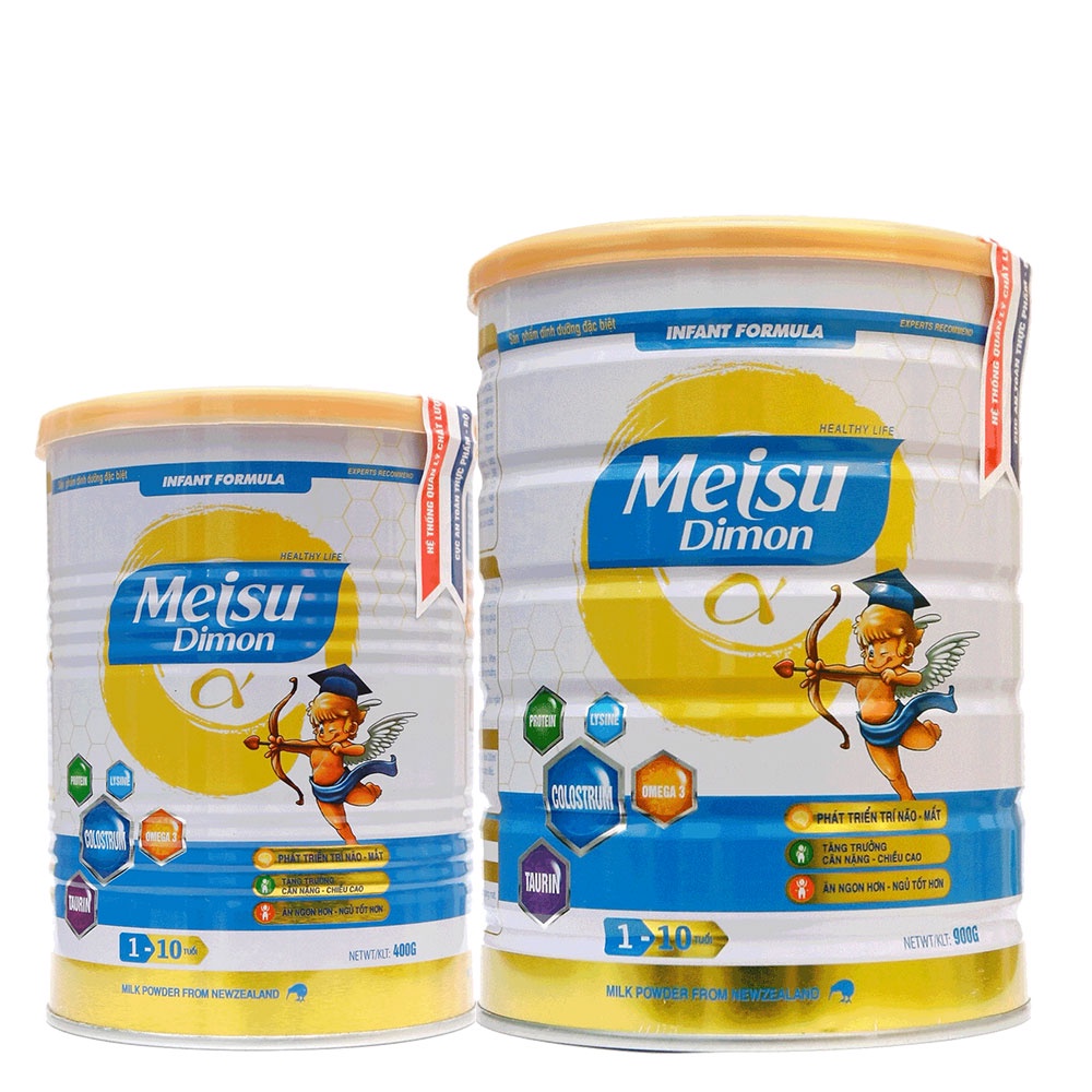 Sữa Bột Mejsu Dimon ĐK Cho Trẻ 1-10 Tuổi Phát Triển Chiều Cao Và Cân Nặng - 400g/900g