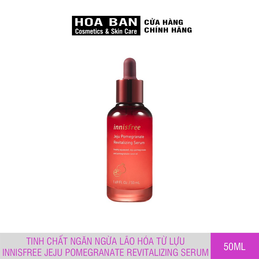 Tinh chất ngăn ngừa lão hóa từ lựu innisfree Jeju Pomegranate Revitalizing Serum 50ml - CA049