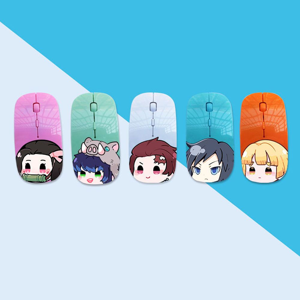 Chuột không dây Họa Tiết Hoạt Hình 3d Dễ Thương Bắt Mắt