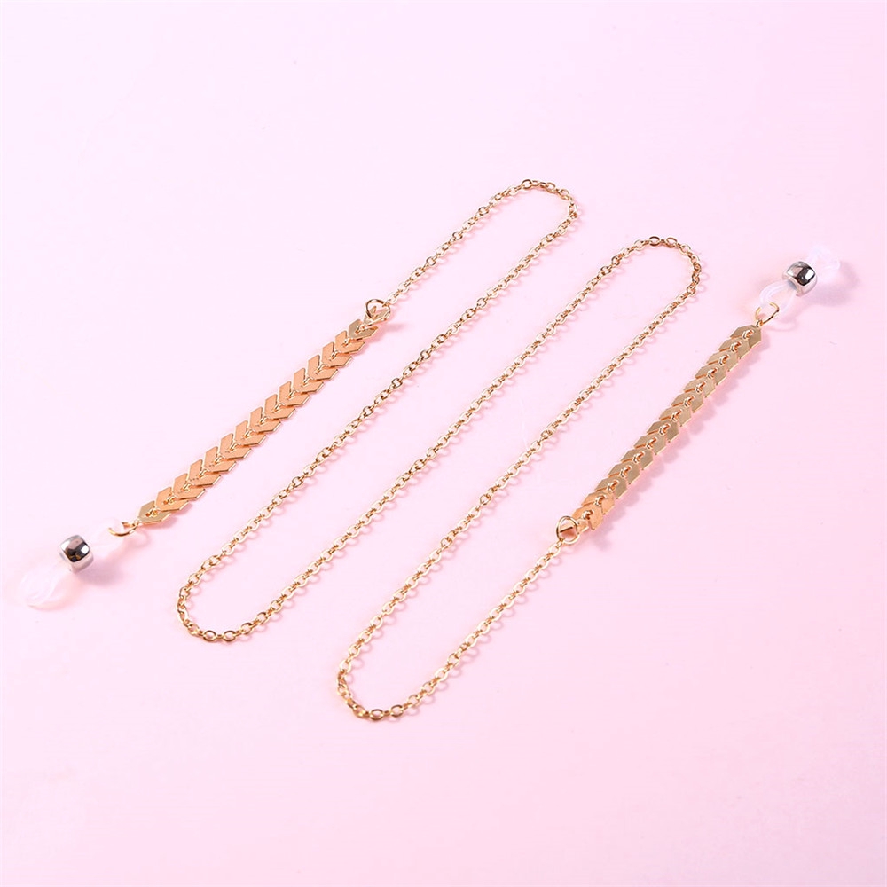 Dây chuỗi đeo mắt kính đính ngọc trai giả cho nữ