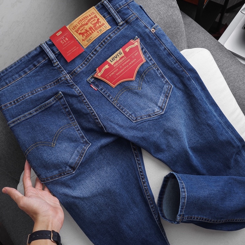Quần jean nam ống đứng màu cơ bản hàng xịn | BigBuy360 - bigbuy360.vn