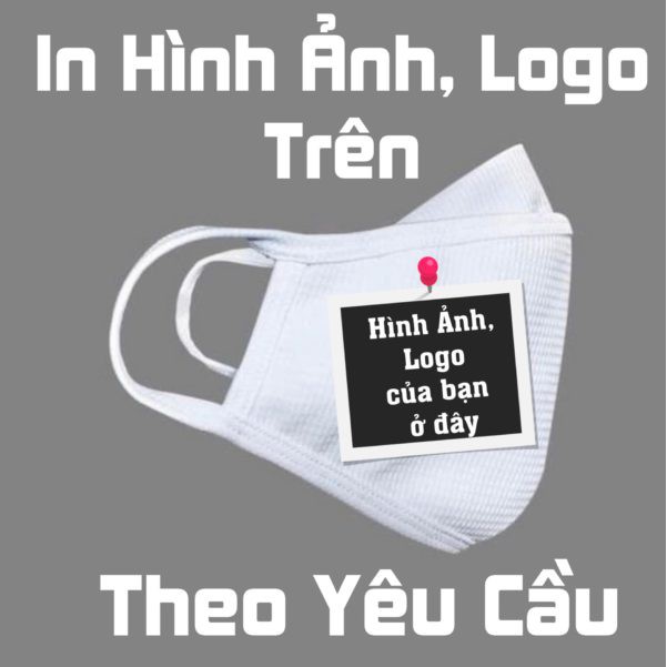 Khẩu Trang Vải In Hình Theo Yêu Cầu( Khẩu Trang Ba Lớp Vải tiêu chuẩn Xuất Khẩu) | BigBuy360 - bigbuy360.vn