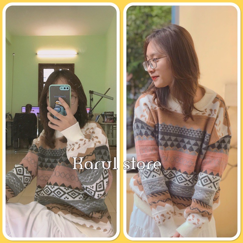 Áo len vintage, Áo len thổ cẩm | BigBuy360 - bigbuy360.vn