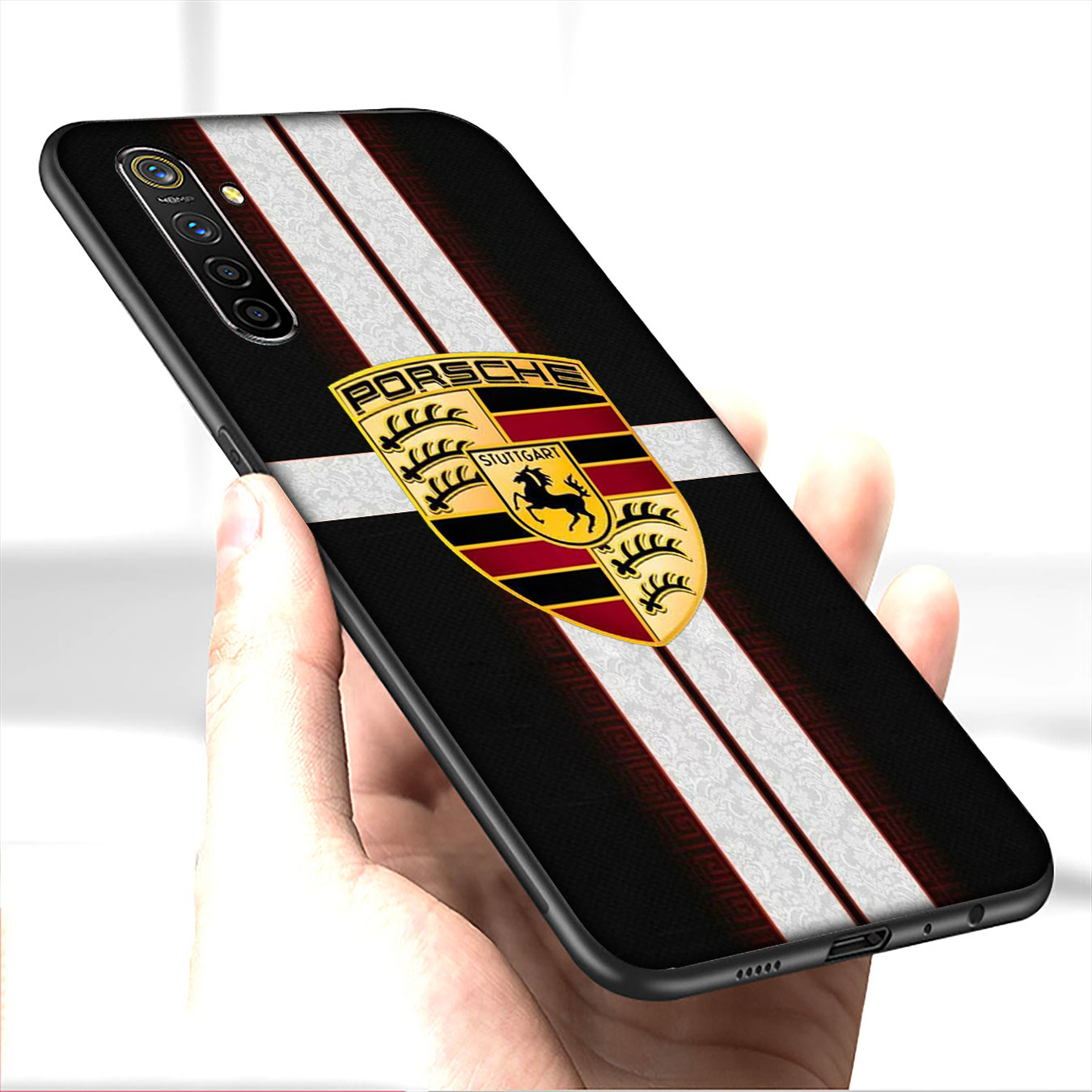 Ốp Điện Thoại Silicon Mềm In Logo Porsche Cho Samsung Galaxy Note 20 Ultra Note 10 Plus Lite 8 9 S7 Edge M11