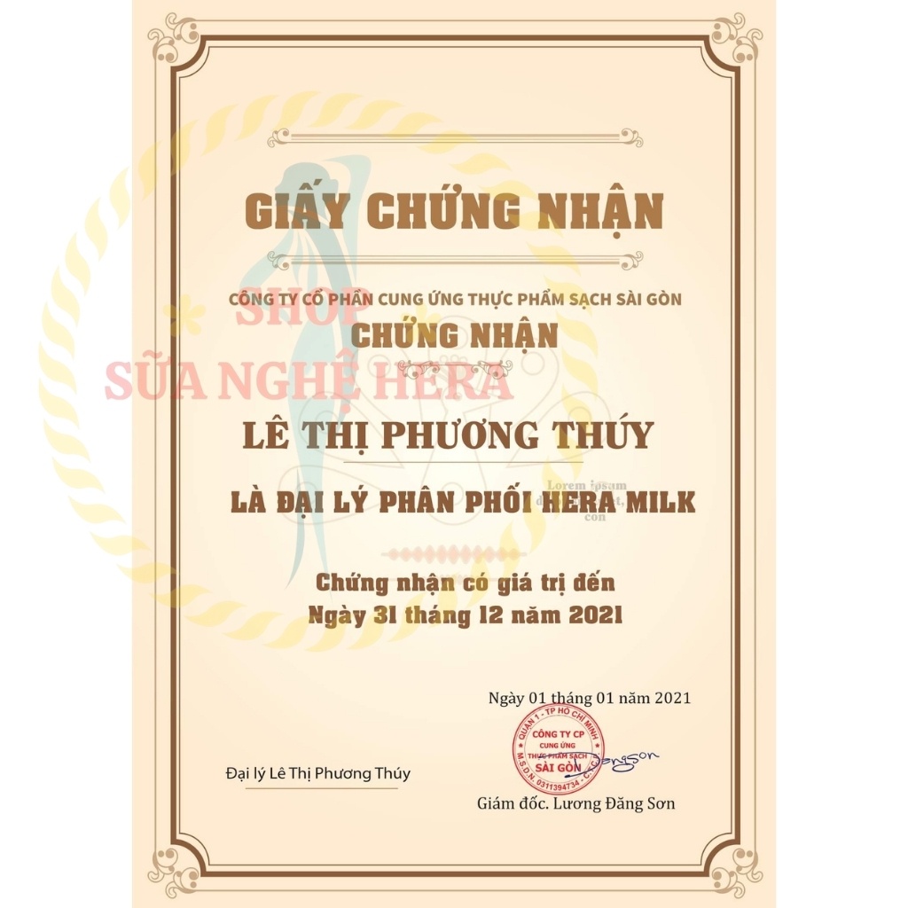 Sữa Nghệ HERA SN01 Hỗ Trợ Đau Dạ Dày - Làm Đẹp Da - Tốt Cho Mẹ Sau Sinh [CHÍNH HÃNG](HỘP 500GRAM)