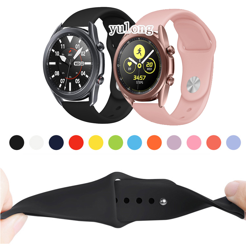 Dây đeo silicon mềm cho đồng hồ thông minh Samsung Galaxy Watch 3 41mm 45mm