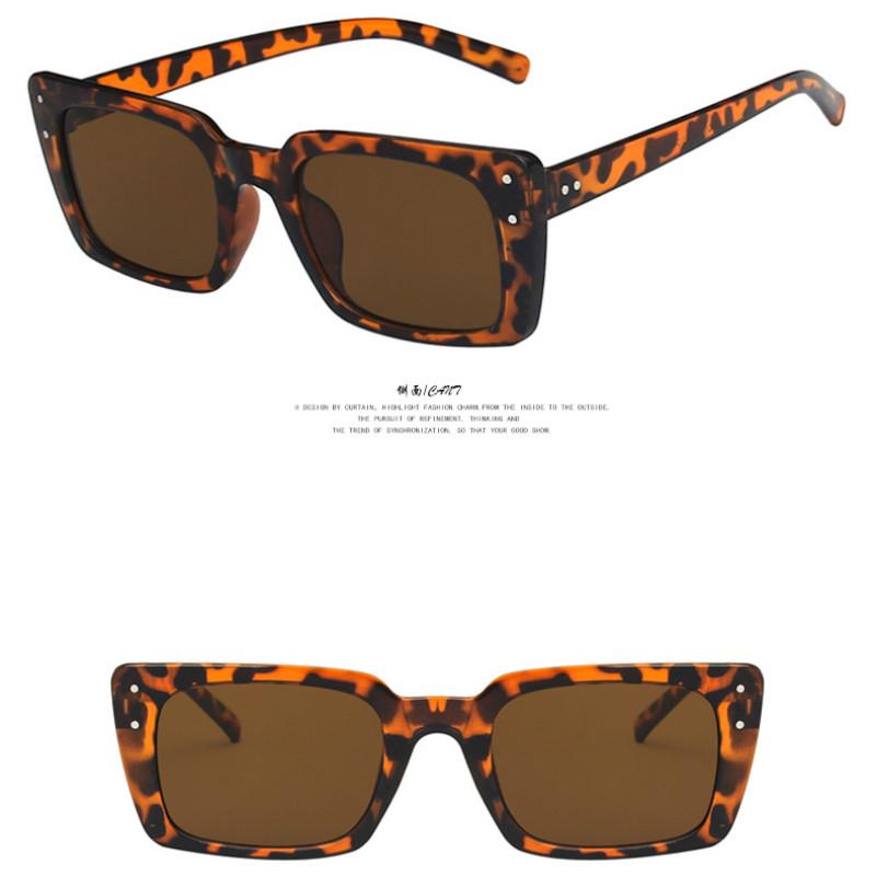 Kính mát gọng vuông kiểu dáng cổ điển cho nữ