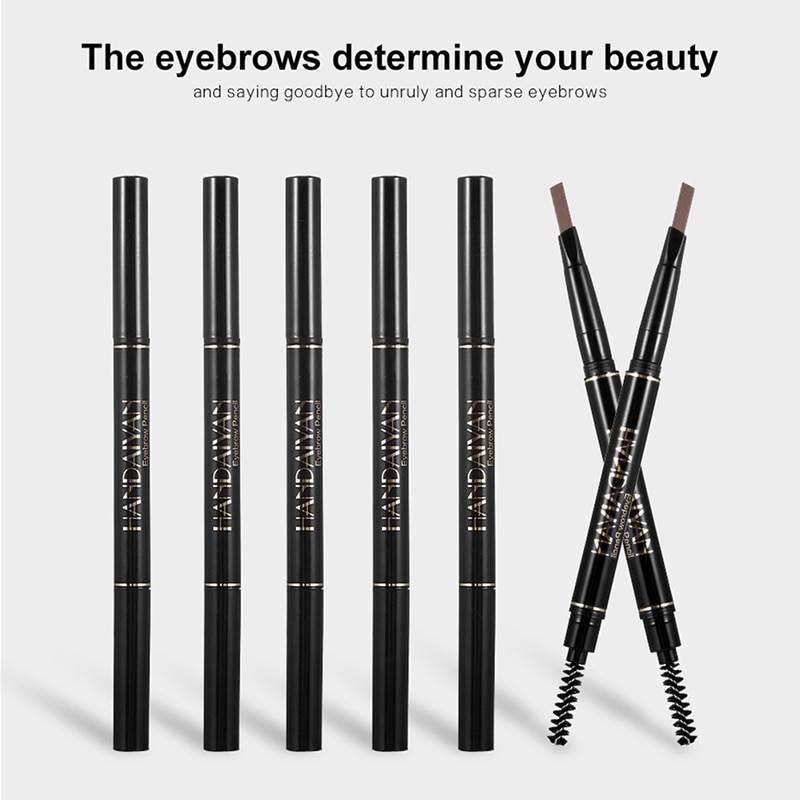 (Hàng Mới Về) Bút Kẻ Lông Mày Màu Đen / Nâu Tự Nhiên Lâu Trôi Không Thấm Nước | BigBuy360 - bigbuy360.vn