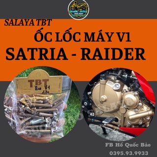 Ốc Salaya TBT lốc máy SATRIA FI mở bằng lục giác cạnh.
