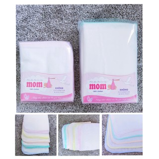 10 Khăn Sữa 4 Lớp Cao Cấp Cho Bé (2 Size - 5 Màu)