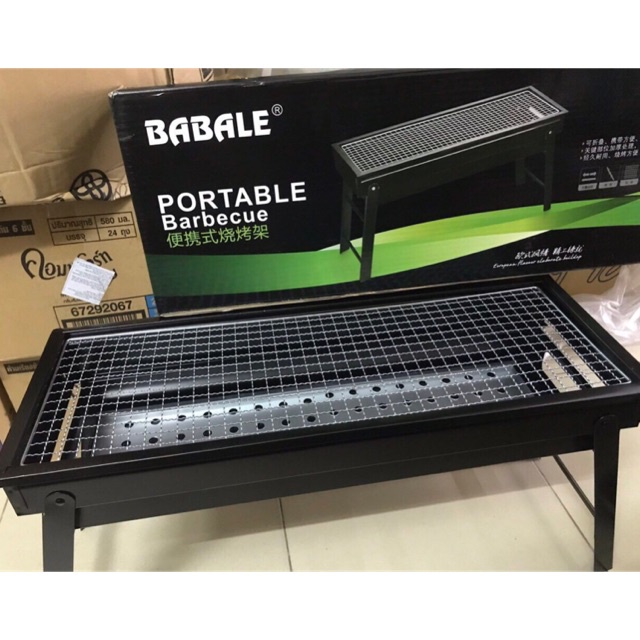 Bếp nướng than hoa BBQ ngoài trời cao cấp - Size Lớn nhất